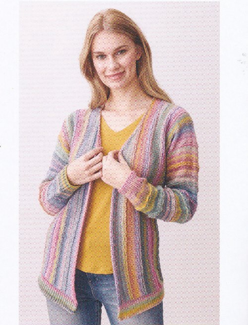 Cardigan and Jumper in 8 Ply Sierra 0045