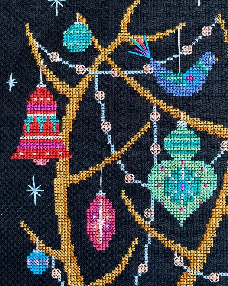 Oh Deer! Satsuma Street cross stitch pattern