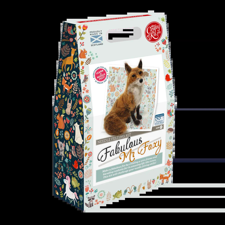 The Crafty Kit Company ~ Fabulous Mr. Foxy Needle Felting Kit – Hobby House  Needleworks