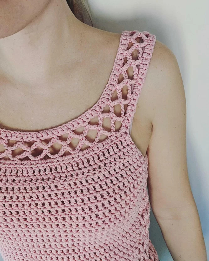 Aestas crochet top top