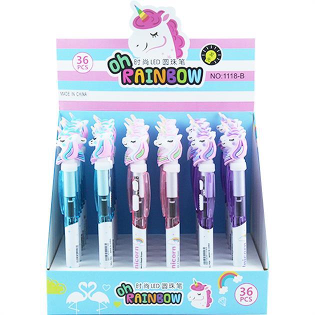 Oh Rainbow Light Up Unicorn Pens