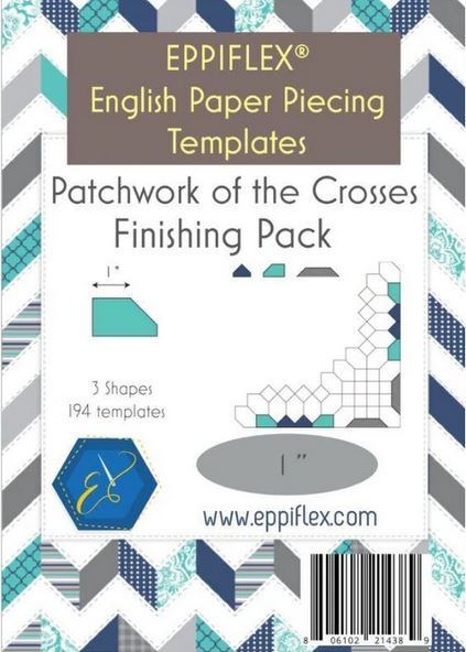 English Paper Piecing Template - Patchwork of the Crosses