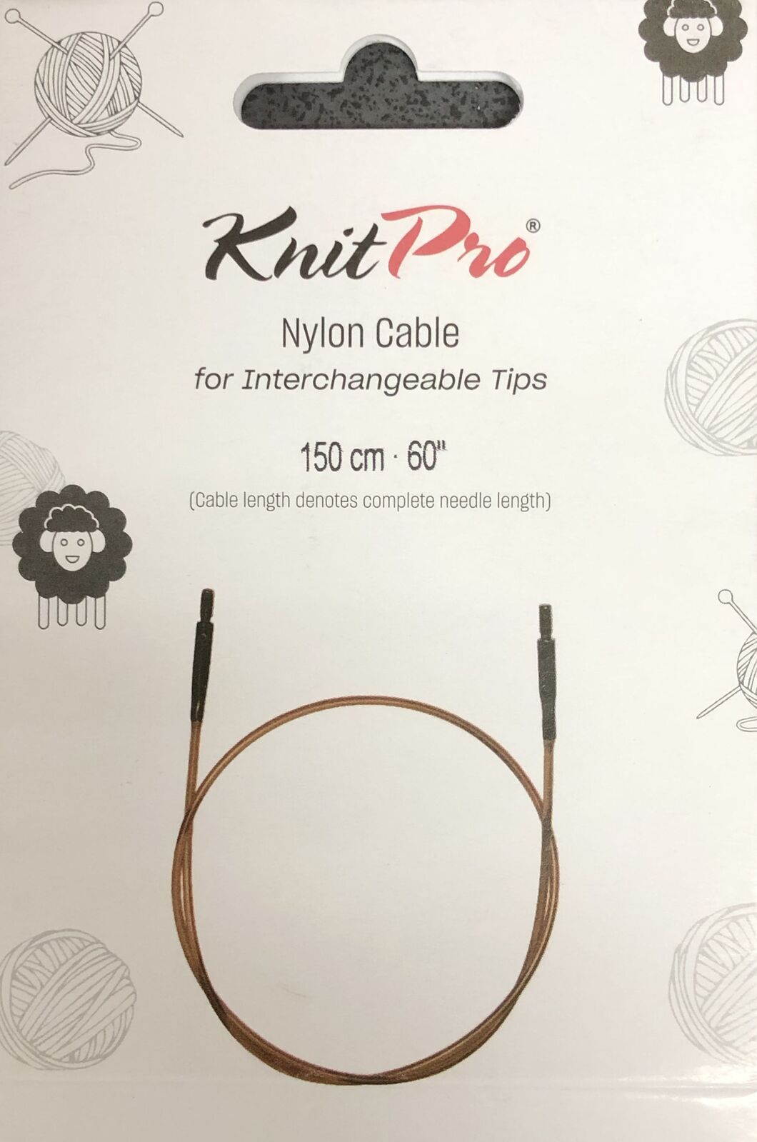 KnitPro Interchangeable Needle Cable 150cm