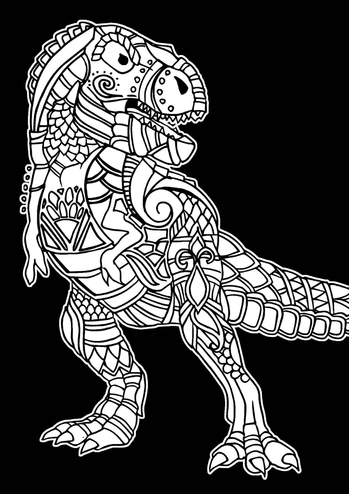 Velvet Poster Art - Dinosaur