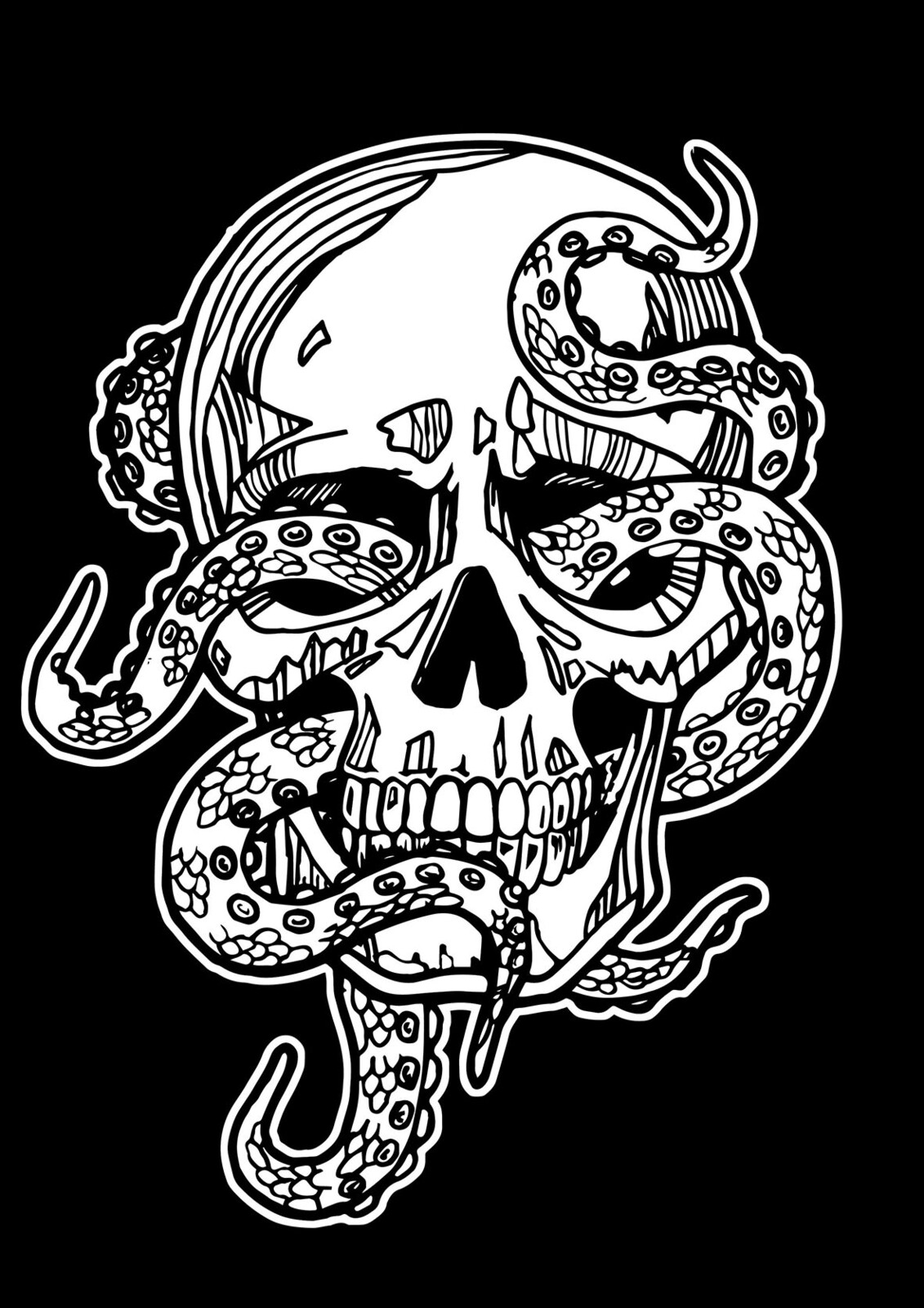 Velvet Poster Art - Skull