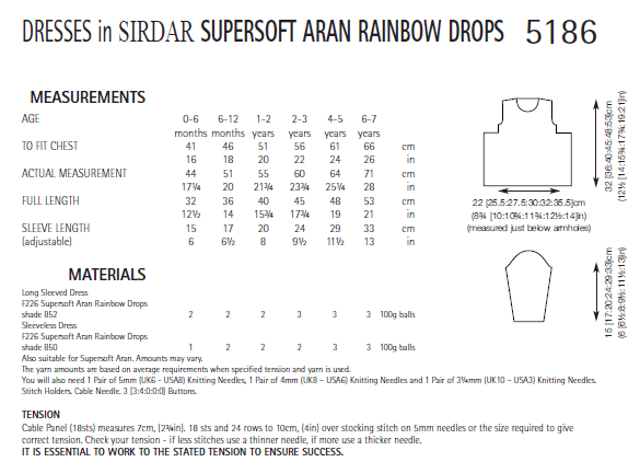 Pattern 5186