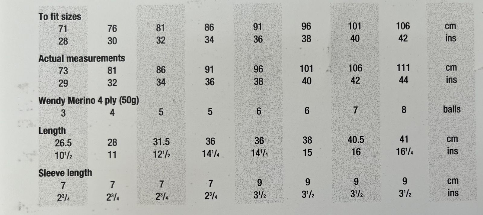 Size Guide
