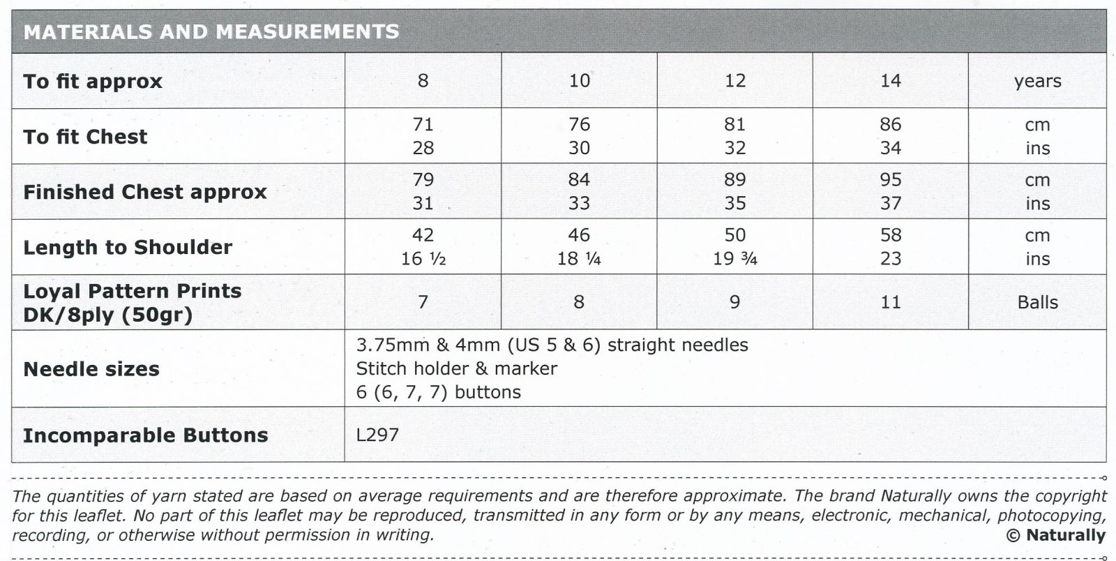 Size Guide