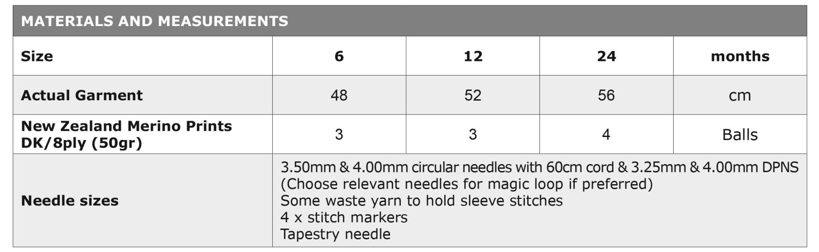 Size Guide