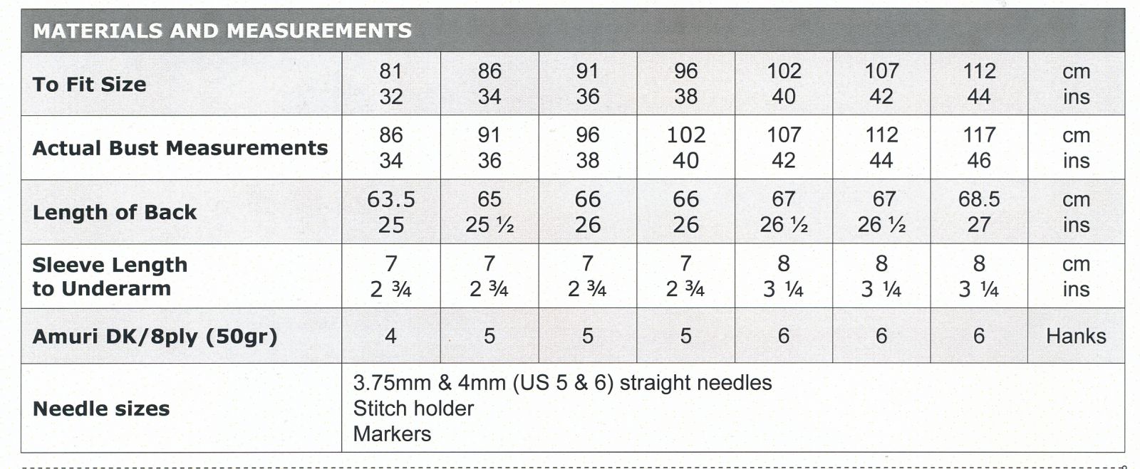 Size Guide