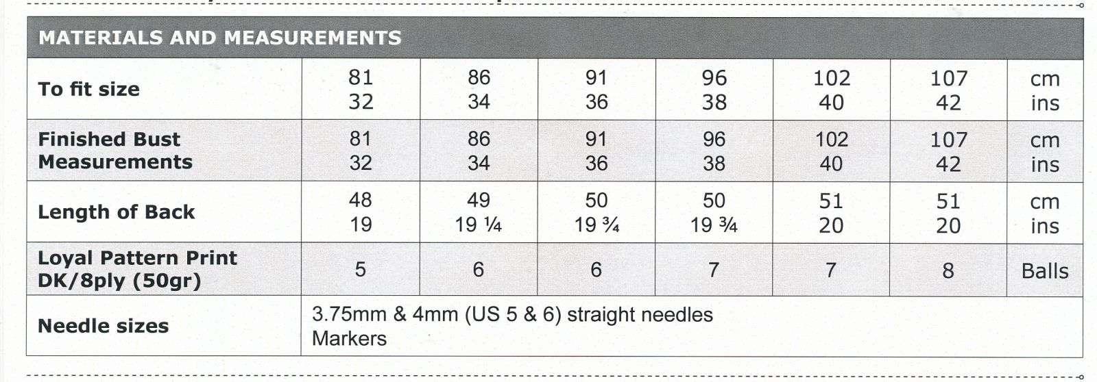 Size Guide
