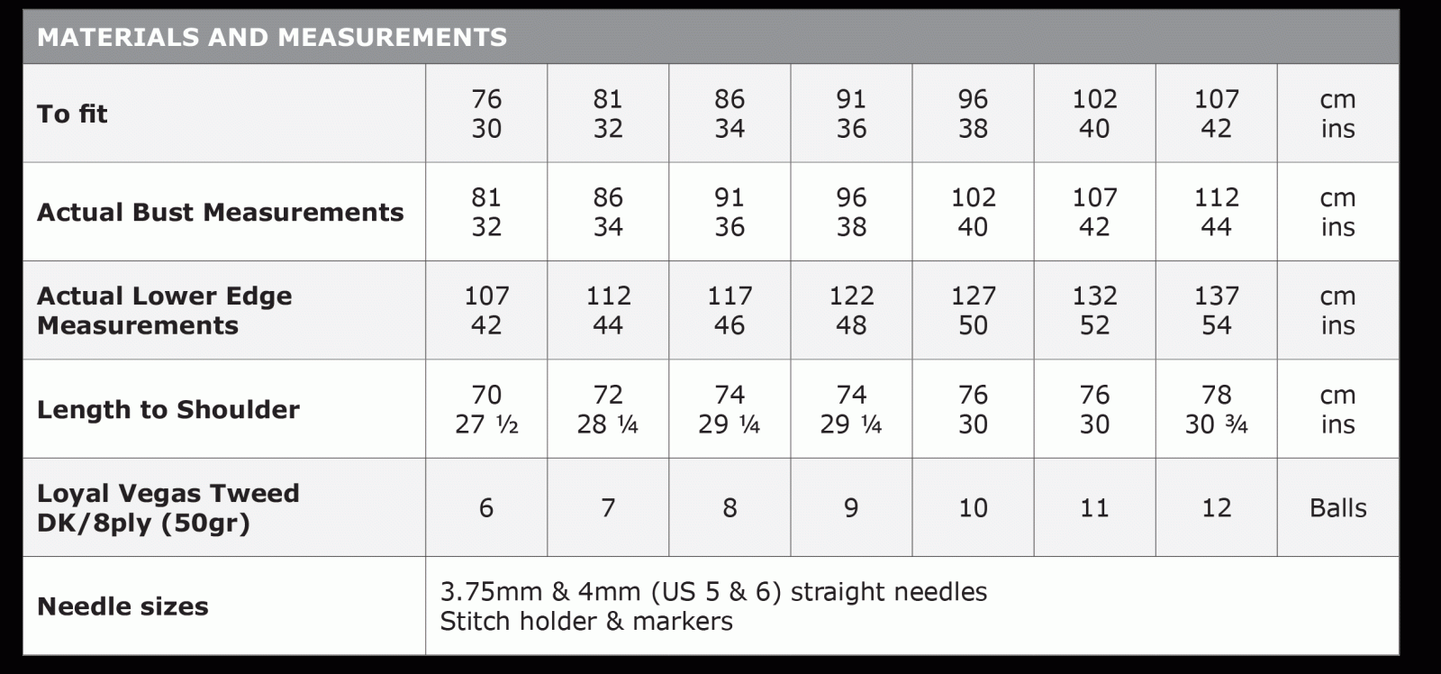Size Guide
