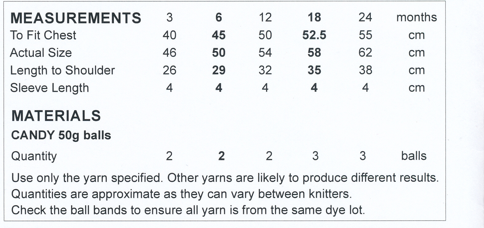 Size Guide