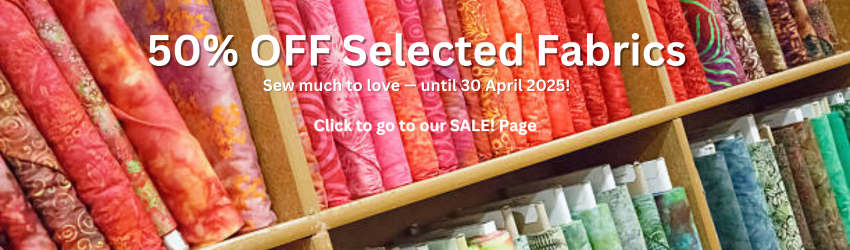 50% FABRIC SALE