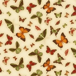 Butterfly – Cream/Orange (0025-8)