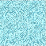 Fat Quarters - K&K Cat-I-Tude Singing The Blues Swirls Light Teal