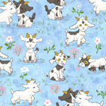 LIL GOATS - Blue Background