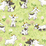 LIL GOATS - Green Background