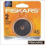 Fiskars Rotary Cutter Replacement Blade 45mm 2 Pack