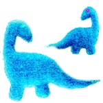 Craft Kit - Cute Dinosaur Moody Blue
