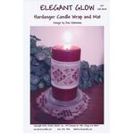 Elegant Glow Hardanger Candle Wrap & Mat