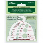 Clover Knitting Needle Gauge