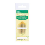 Clover Gold Eye Embroidery Needles 3 - 9