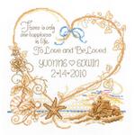 Seaside Wedding Cross Stitch Pattern