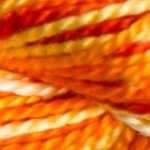 51 Variegated Burnt Orange Perle 5 Skein