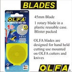 OLFA Rotary Cutter Replacement Blade 45mm Straight