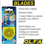 Olfa Wave Cutter Spare Blade 45mm