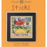 Mill Hill Sticks Think Spring Cross Stitch Kit ST15-1101