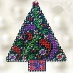 Paisley Tree - Beaded Cross Stitch Kit Mill Hill Winter Holiday