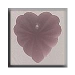 12072 Frosted Starburst Heart Matte Rose
