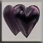 12096 Doubled Heart Amythest