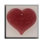 12115 Large Floral Embossed Heart Rose