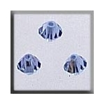 Crystal Treasures 13032 Rondele Light Sapphire AB 4mm