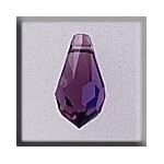 Crystal Treasures 13052 Very Small Teardrop Amethyst AB 5.5mm