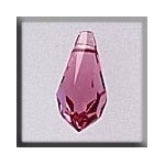Crystal Treasures 13054 Very Small Teardrop Rose AB 5.5mm