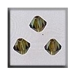 Crystal Treasures 13070 Rondelle Champagne Olivene 4mm