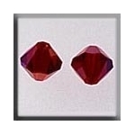 Crystal Treasures 13084 Rondele Siam AB 6mm