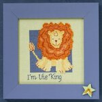 Lion - Beaded Cross Stitch Kit by Mill Hill (Wild Life Series, 2009)