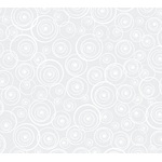Fabric - Basically Black & White Ring Toss White