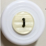 Button - 11mm Cream