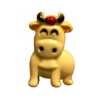 Button - 22mm Cow Yellow