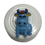 Button - 22mm Cow Blue