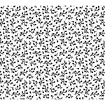 Fabric - Basically Black & White Baby's Breath Positive