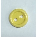 Button - 7mm Round Medium Yellow