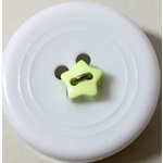 Button - 6mm Green Star