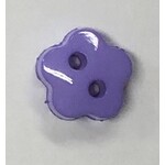 Button - 6mm Flower Mauve